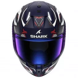 Мотошлем Shark Skwal i3 Linik Mat, цвет Синий/Белый/Красный