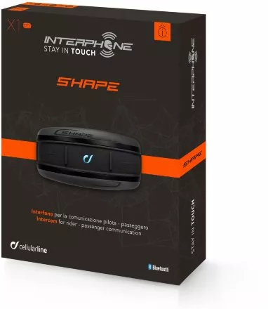 Мотогарнитура  Bluetooth Interphone Shape одинарная