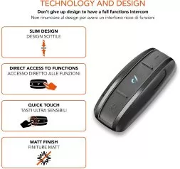 Мотогарнитура  Bluetooth Interphone Shape одинарная