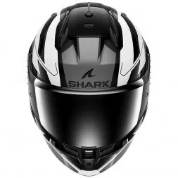 Мотошлем Shark D-skwal 3 Sizler, цвет Черный/Белый/Серый