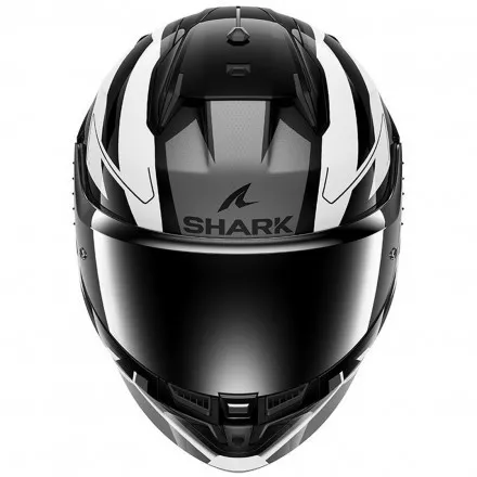 Мотошлем Shark D-skwal 3 Sizler, цвет Черный/Белый/Серый