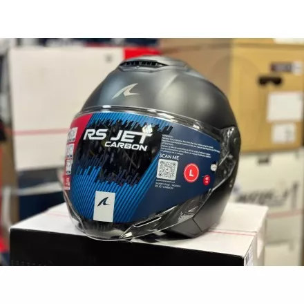 Мотошлем Shark RS Jet Carbon Dark Shadow, цвет Черный матовый