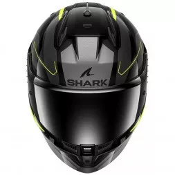 Мотошлем Shark D-skwal 3 Sizler, цвет Серый/Черный/Желтый