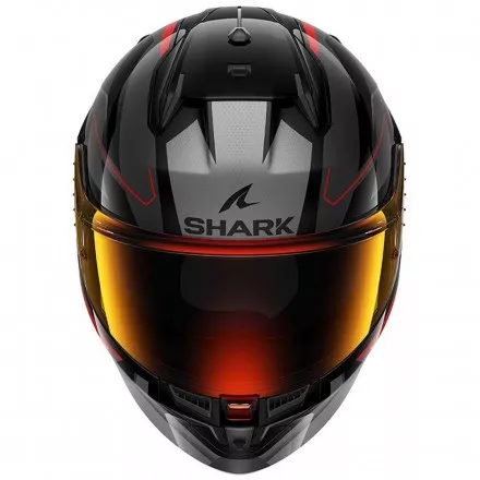 Мотошлем Shark D-skwal 3 Sizler, цвет Черный/Серый/Красный