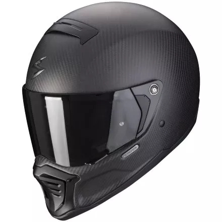 Мотошлем Scorpion HX1 Carbon Se Solid, цвет Карбон/Черный Матовый