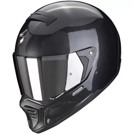 Мотошлем Scorpion HX1 Carbon Se Solid, цвет Карбон