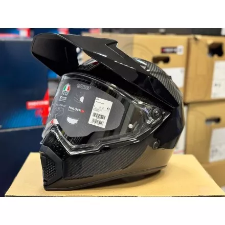 Мотошлем AGV AX9 Glossy Carbon