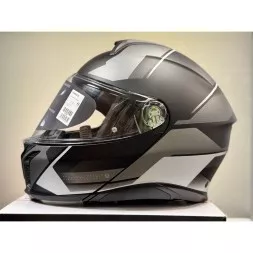 Мотошлем AGV Tourmodular, цвет Perception Matt Black/Silver