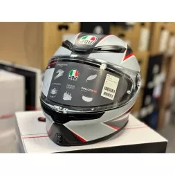 Мотошлем AGV K-6 Multi Flash Matt Black/Grey/Red