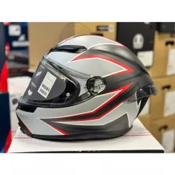 Мотошлем AGV K-6 Multi Flash Matt Black/Grey/Red