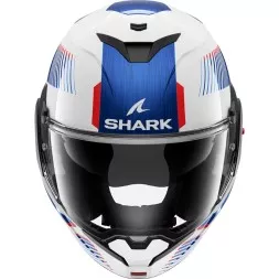 Мотошлем Shark OXO Sikter, цвет Белый/Синий/Красный