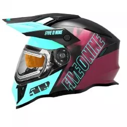 Шлем 509 Delta R3L Teal Maroon Galaxy с подогревом 