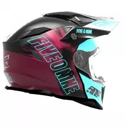Шлем 509 Delta R3L Teal Maroon Galaxy с подогревом 
