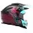 Шлем 509 Delta R3L Teal Maroon Galaxy с подогревом 