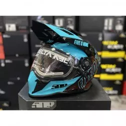 Шлем 509 Delta R3L Teal Maroon Galaxy с подогревом 