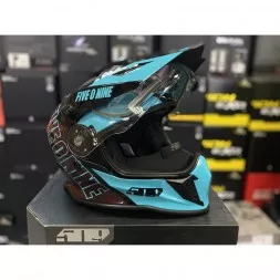 Шлем 509 Delta R3L Teal Maroon Galaxy с подогревом 