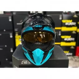 Шлем 509 Delta R3L Teal Maroon Galaxy с подогревом 