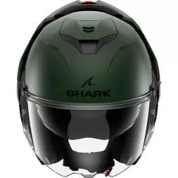 Мотошлем Shark OXO Blank Mat, цвет Зеленый Матовый