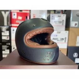 Мотошлем Guang Full Face Custom Dark Green