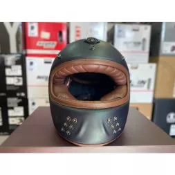 Мотошлем Guang Full Face Custom Dark Green