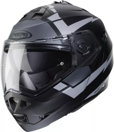 Мотошлем Caberg Duke II, цвет Черный Матовый/Антрацит KITO