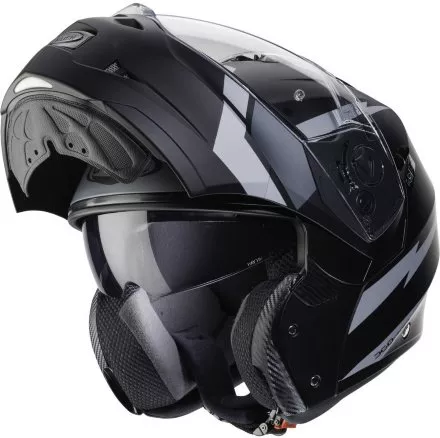 Мотошлем Caberg Duke II, цвет Черный Матовый/Антрацит KITO