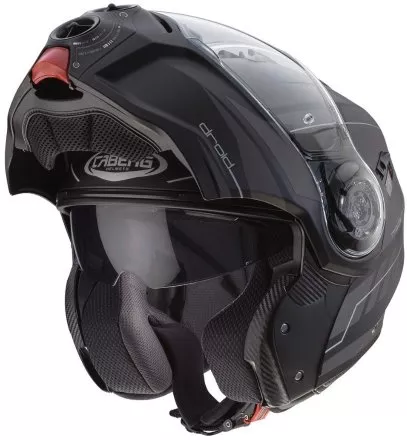 Мотошлем Caberg Droid Blaze, цвет Черный Матовый/Серый Матовый