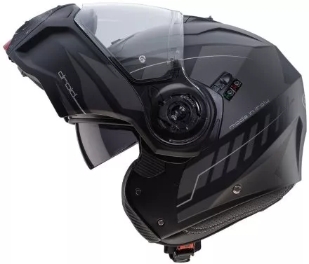 Мотошлем Caberg Droid Blaze, цвет Черный Матовый/Серый Матовый