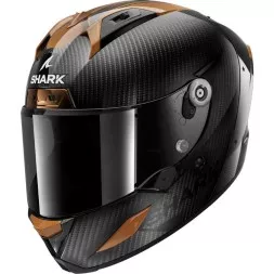 Мотошлем Shark Aeron Carbon Skin, цвет Черный/Медный