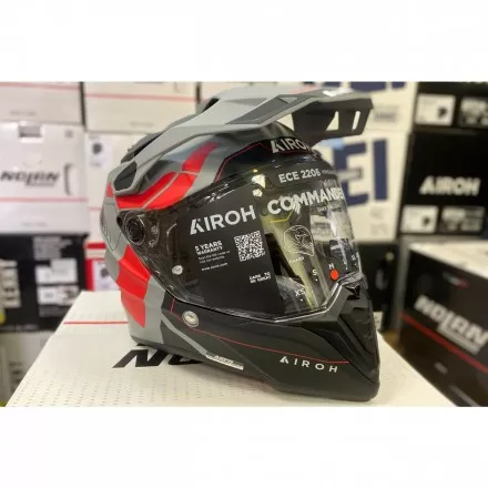 Шлем Airoh Commander 2 Reveal Red Fluo Matt