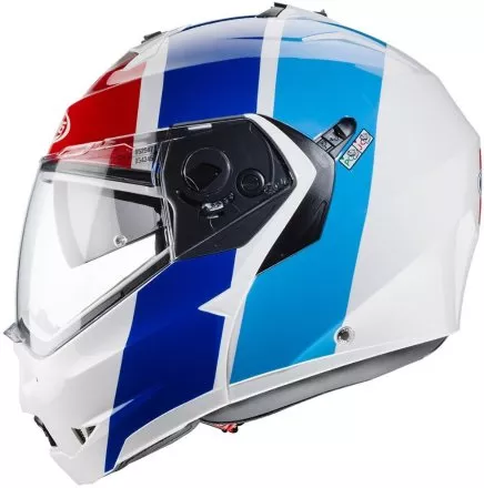 Мотошлем Caberg Duke II Impact, цвет Белый/Красный/Синий 