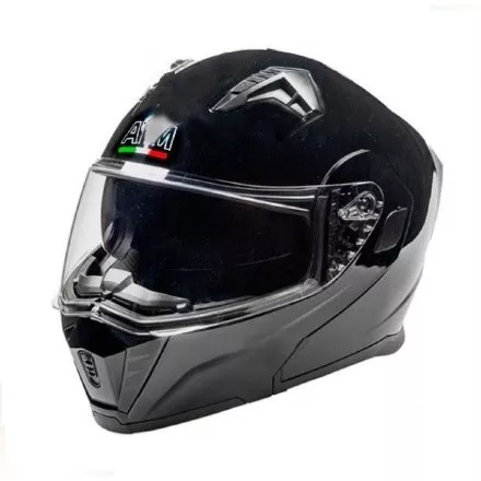 Шлем AiM JK906 Black Glossy с электрообогревом 