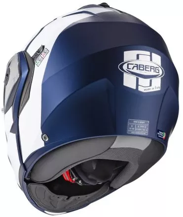 Мотошлем Caberg Duke II Impact, цвет Синий Матовый/Белый Матовый 