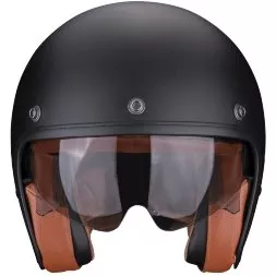 Мотошлем Scorpion Exo Belfast Evo Luxe, цвет Черный Матовый