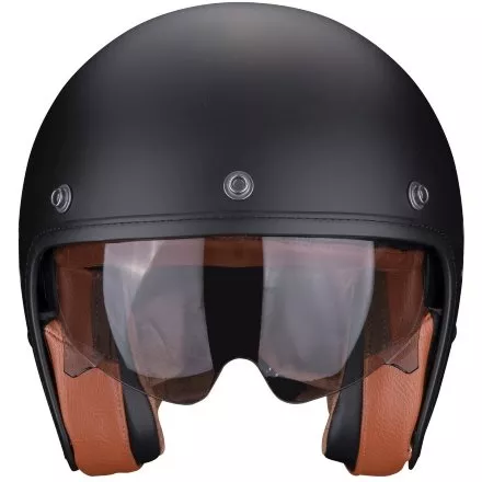 Мотошлем Scorpion Exo Belfast Evo Luxe, цвет Черный Матовый