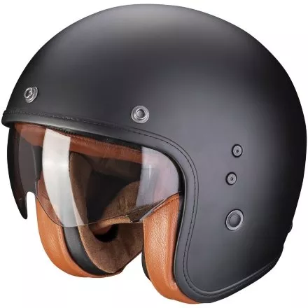 Мотошлем Scorpion Exo Belfast Evo Luxe, цвет Черный Матовый