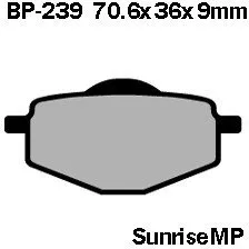 Тормозные колодки SunriseMP D-серия BP-239