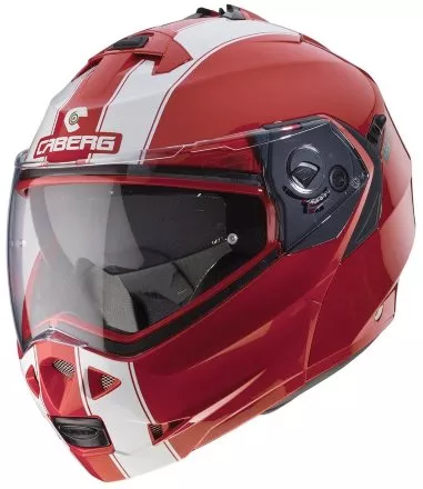 Мотошлем Caberg Duke II Legend, цвет Красный/Белый 