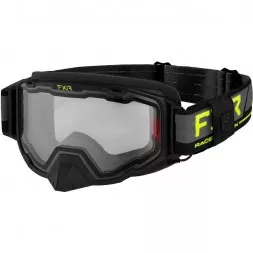 Очки FXR Maverick Cordless Hi Vis Black с подогревом 