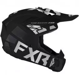 Шлем FXR Clutch Evo Le.5 Black/Silver D-ring