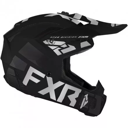 Шлем FXR Clutch Evo Le.5 Black/Silver D-ring