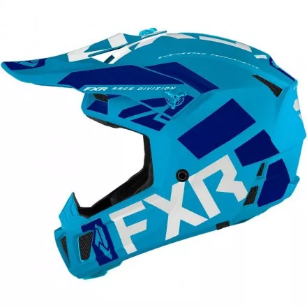 Шлем FXR Clutch Evo Le.5 Blue D-ring