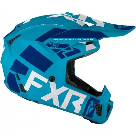 Шлем FXR Clutch Evo Le.5 Blue D-ring