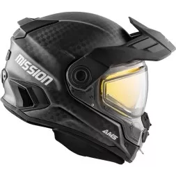 Шлем CKX Mission AMS EDL Solid Carbon Matt
