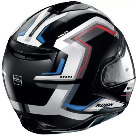 Мотошлем Nolan N100-5 Upwind N-Com 63, White/Blue