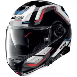 Мотошлем Nolan N100-5 Upwind N-Com 63, White/Blue