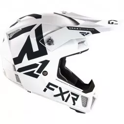 Шлем FXR Clutch CX White Black D-ring  