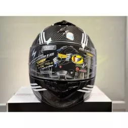 Мотошлем Scorpion Exo-1400 Evo II Carbon Air Reika, цвет Черный/Белый