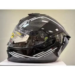 Мотошлем Scorpion Exo-1400 Evo II Carbon Air Reika, цвет Черный/Белый