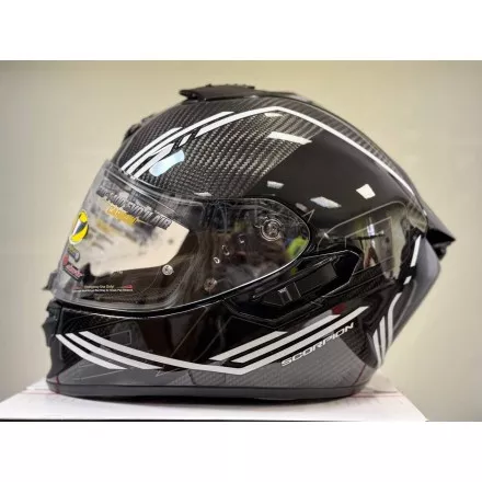 Мотошлем Scorpion Exo-1400 Evo II Carbon Air Reika, цвет Черный/Белый